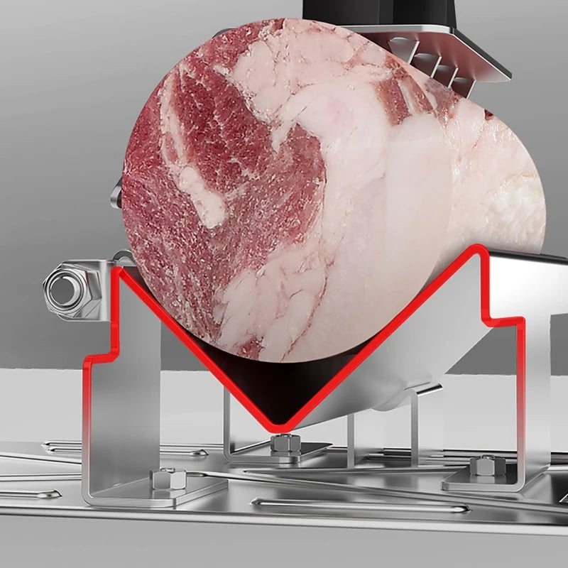 Stainless Steel Meat Slicer Meat Slicer Bone Cutting Machine Minced Lamb Bone Meat Cutter Chicken Duck Fish Ribs Lamb Cutting