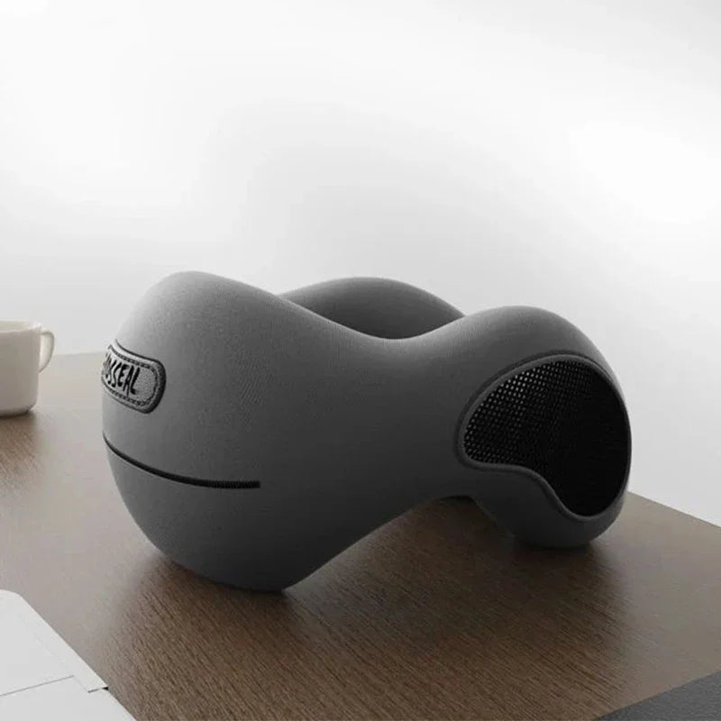 Multifunction U-Shaped Sponge Core Neck Pillow Slow Rebound Soft Travel Pillow For Sleeping Cervical Health Massage Nap Pillows