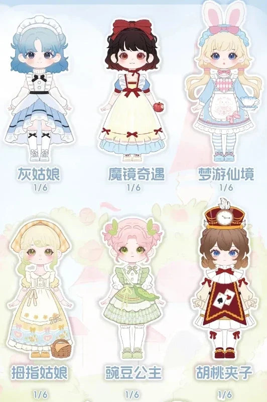 Liroro Fairy Tale House Series Ob11 1/12 BJD Action Anime Figures Toys figure Dolls Gift Toys