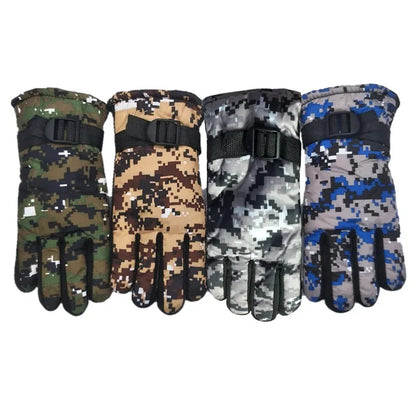 Kids Winter Warm Windproof Cold Weather Outdoor Sports Gloves For Boys Girls Fleece Snow Gloves Ski Gloves Boy Winter Glove