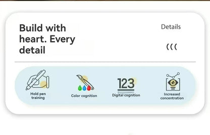 Children's Magnetic Maze Walking Ball Baby Concentration Training, Writing Logic Thinking 3 year Old Early Education Puzzle To