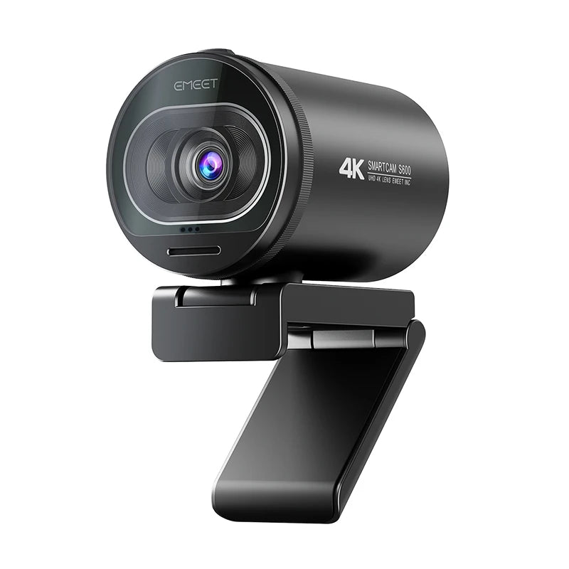 4K Webcam 1080P 60FPS Autofocus Streaming Web Camera EMEET S600 Living Stream Camera With Mics&Privacy Cover for Tiktok/YouTube