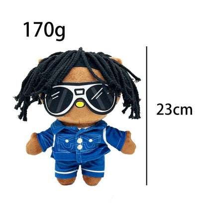 New Hello Kitty Ken Carson Rapper Trippie Taylors Plush Toy Doll with Clothes Stuffed Soft Plush Toys Fans Collect Gifts
