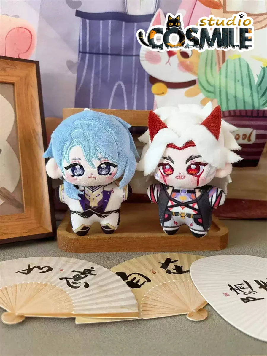 Genshin Impact げんしん 원신 Arataki Itto Shenhe Yoimiya Kamisato Ayato Stuffed Plushie Plush 12cm Doll Toy Keychain ML