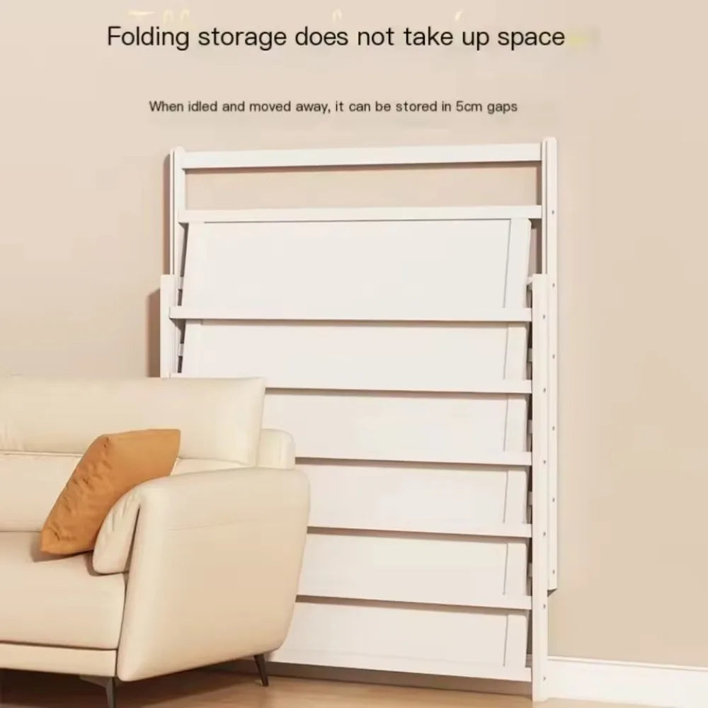 Folding Shoe Racks Multi-storey Simplicity Storage Shelves No Installation Required Strong Load-bearing Capacity Shoe Cabinet