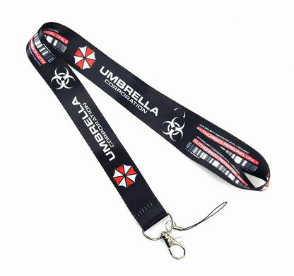 Game logo PVC Card Cover Student Campus Hanging Neck Bag Card Holder Lanyard ID Card Holders key chain
