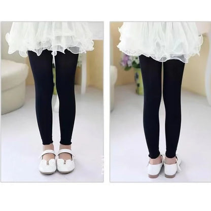 Girls Dance Socks Plain Candy Color Stockings Pantyhose Tights Leggings Velvet Cotton Dance Performance Dace Ballet Tights