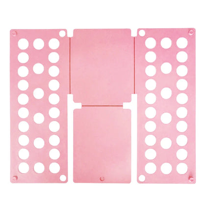 Plastic Clothes Folding Board Easy and Fast Kids Laundry Folder Shirt Folding Board Home Storage Tool for Kid Children Adults