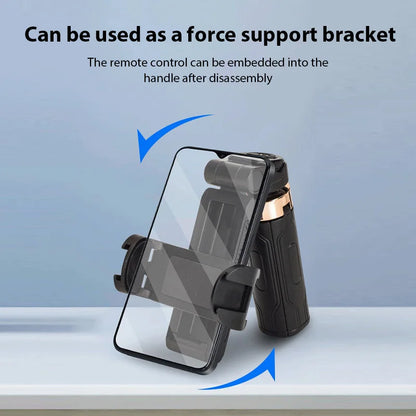 2025 New Bluetooth Selfie Stick Ultra-mini Universal Foldable Travel Portable Floor Mobile Phone Quadrupod 360 Degrees Rotation