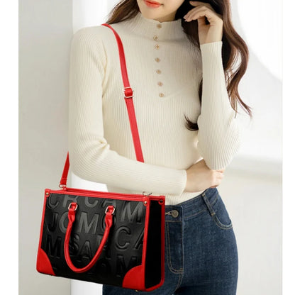 The New Fashion Women's Bag All Match High-Grade Sense Bag Women's Large Capacity Briefcase Women's Single Shoulder Tote Bag