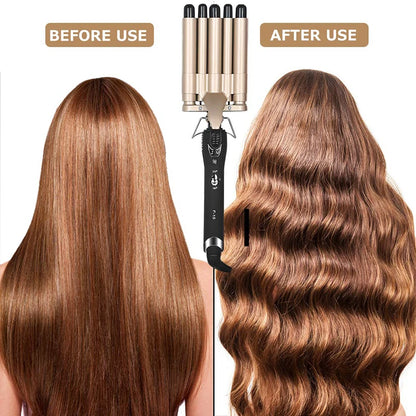 Five Tube Wave Curling Iron Hair Tool Salon And Home Use Ceramic Smart Temperature Control Fast Heating Hair Waver Styling Tools