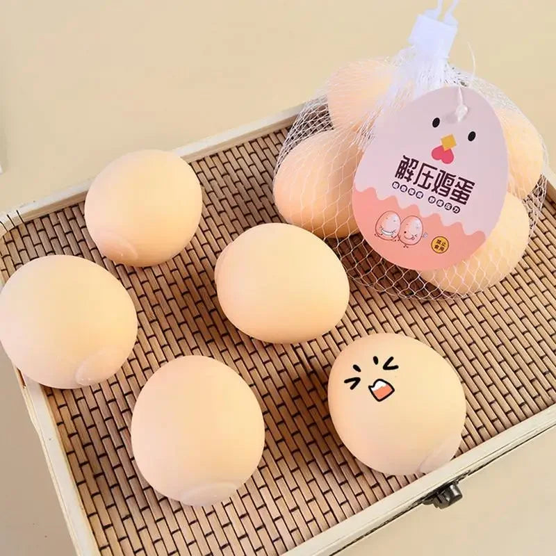 Egg Squeeze Toys youn Smart Eggs young peop Educational Toy Funny DecompressionVent Egg Squeeze Ball Gift SquishyStresd Reliever