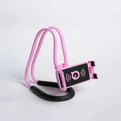 Flexible Mobile Phone Holder Hanging Neck Lazy Necklace Bracket Bed 360 Degree Phones Holder Stand For iPhone Xiaomi Samsung