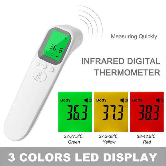 1/2pcs Digital IR Thermometer Forehead Ear Non-Contact Infrared Body Temperature Gun UK