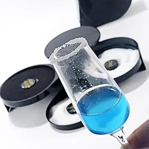 3-layer ABS Rotating Cocktail Seasoning Box, Bar Wine Accessories, Mixed Salt and Sugar Box, Bar Bartender Mixer Toolbox