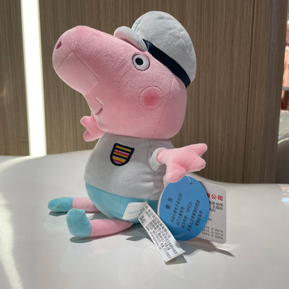 30CM Original Peppa Pig Page Pig Grandpa Pig Grandma Plush Toy Children Page Boy Girl Doll Peppa George Doll Birthday Gift