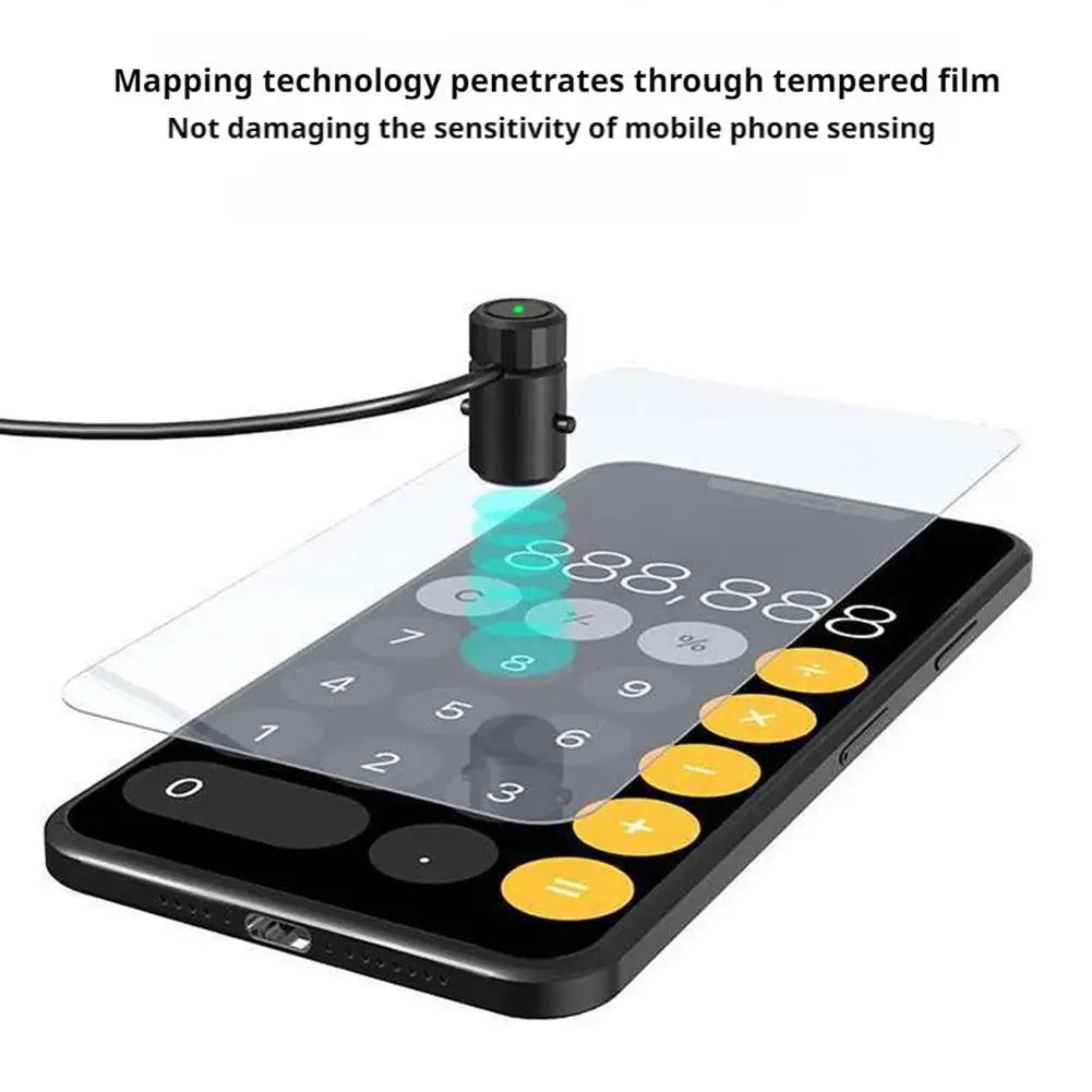 Mobile Phone Connector Phone Screen Auto Clicker Physical Silent Rapid Tapping Device Universal For Live Broadcast