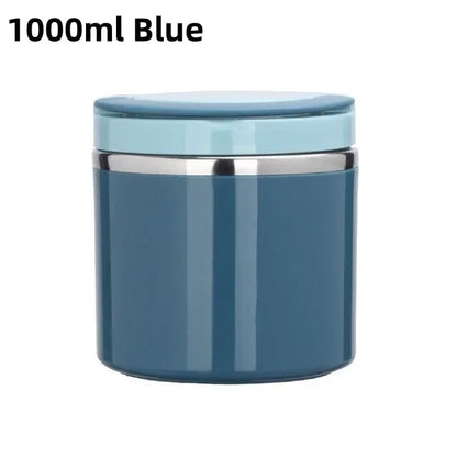 Stainless Steel Insulated Food Jar 630ml/1000ml - Thermal Lunch Box Container for Hot & Cold Food, Kids & Adults