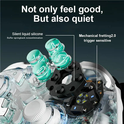 Aolion K20 RGB Wireless Gaming Controller With Charging Dock Gamepad Hall Effect Joystick Trigger For Switch 2/PC/Phone/Switch