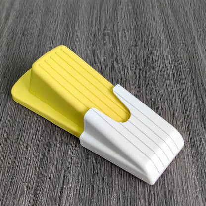Safety Silicone Door Stop 2Pcs - Non-Slip Door Stopper Wedge for Home Office No Drill Required