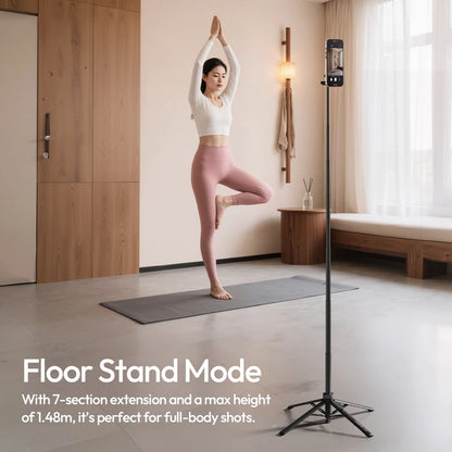 Ulanzi MT85 Automatic Phone Tripod Smartphone Selfie Stick Stand 1.5M With Bluetooth Controller 10M Wireless Magsafe for TikTok
