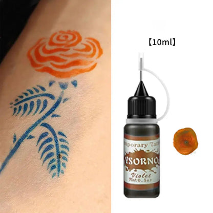 25g Indian Henna Dark Red Tattoo Paste Temporary Henna Cone For Tattoo Body Art Sticker Special Body Art Paint Henna