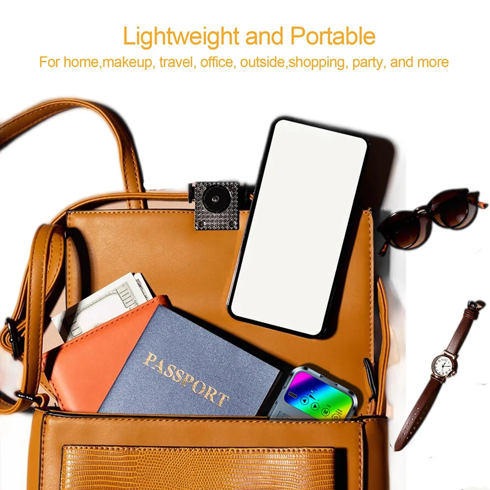 Portable LED Selfie Light for iPhone Samsung iPad Mobile Phone Laptop Clip Rechargeable Flash Fill Photo Video Photography Lamp