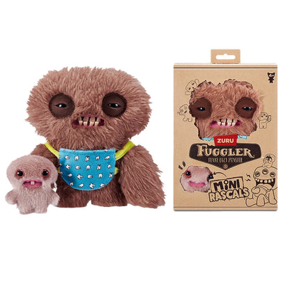 100% Original Fuggler Plush Sir Belch Old Tooth Annoyed Alien Screech Mini Rascals Hairy Fart Face Wide Eyed Monster Stuffed Toy