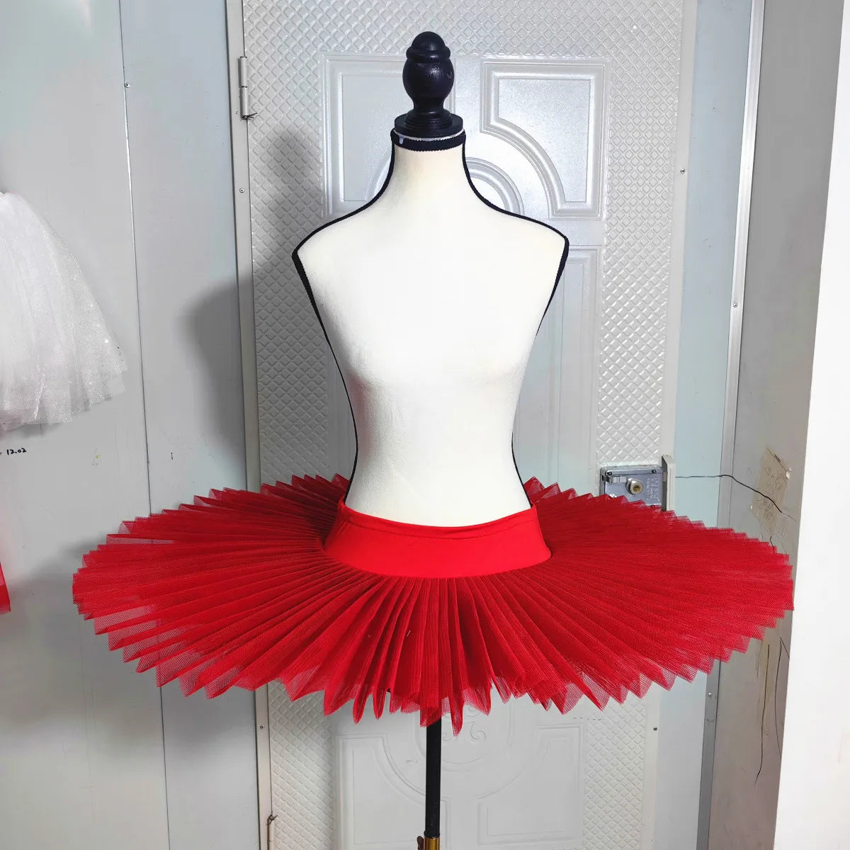 Professional Ballet Tutus Skirs For Adult Child Stiff Mesh Pancake Belly Dance Girls Practice Kids White Swan Lake