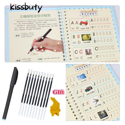 Magic Practice Learning Numbers In English Painting Practice Art Book Baby Copybook For Calligraphy Writing Kids Practice Book