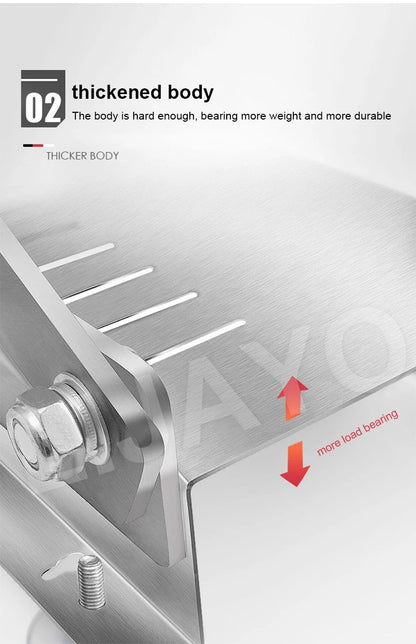 LIJAYO Commercial Manual Frozen Chicken Duck Fish Slicer Bone Cutting Tool Stainless Steel Minced Lamb Bone Meat Cutter