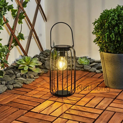 Solar Powered LED Hanging Lanterns Lights Waterproof Outdoor Lawn Lamps~Gardens