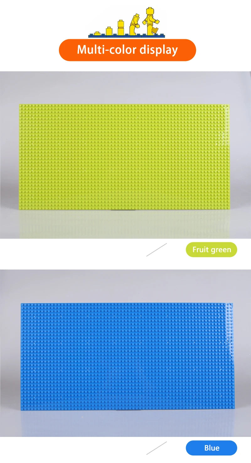 1pcs32 * 64 holes single layer classic block base plate, DIY assembly block wall compatible brand toys Birthday gift gift