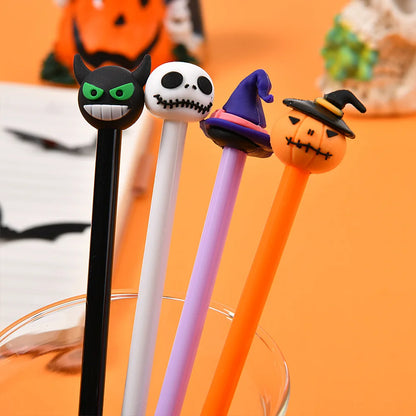 10-50Pcs Cartoon Neutral Pen Halloween Gift Student Prize Writing Tool Water-based Pen Cute Styling Sign pen