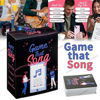 That Song-Fun Music Card Game For Adults And Teens-Compete To Play The Song
