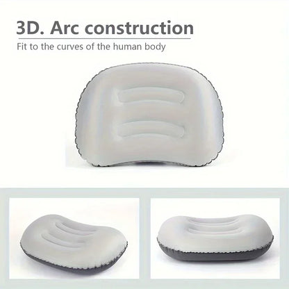 Camping Pillow with Ultralight Inflatable Pillow for Neck Lumbar Support Upgrade Backpacking Pillow