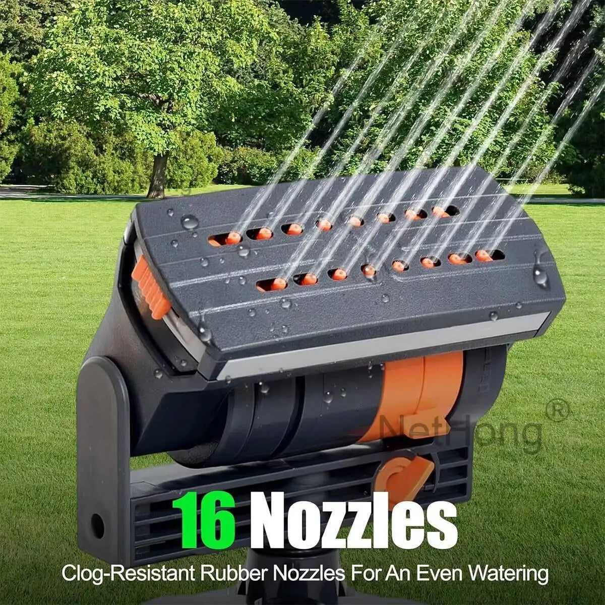 Compact Oscillating Garden/Lawn Sprinkler Automatic Watering UK~