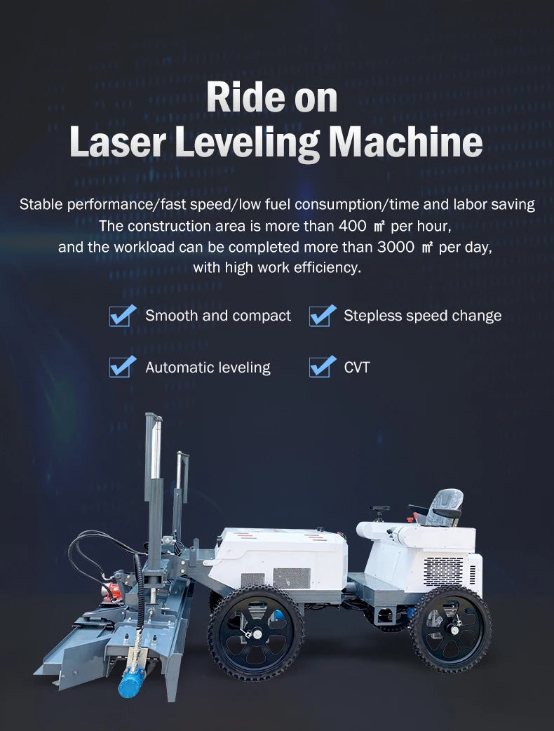 Concrete Leveling Machine Concrete Laser Screed Machine for Cement Floor Works Sale