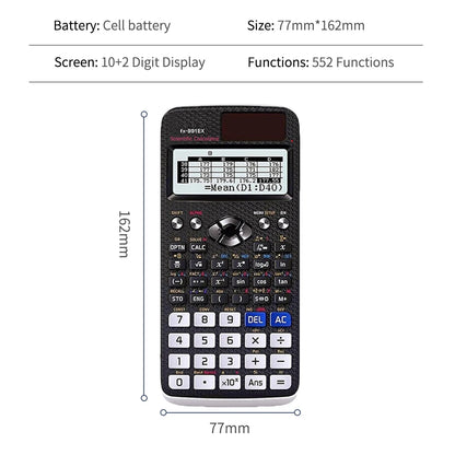 Multifunctional science function calculator-552function Specially designed for student exams, economical packaging，High-End Appe