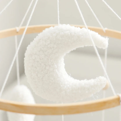 Baby Crib Mobile Bed Bell Toys Musical Rattle Educational Toys Bed Bell Newborn Mobile Bed Bell Bracket Baby Hanging Toys Holder