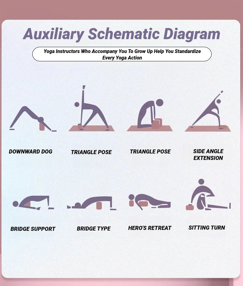 Yoga Blocks Gym Foam Brick Pilates Training Exercise Fitness Bolster Pillow Cushion Stretching Body Shaping Building Cubes