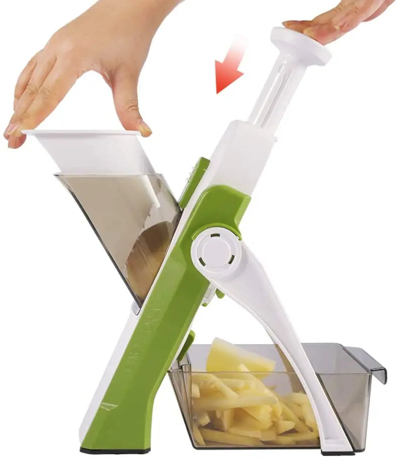 Mandoline Slicer for Kitchen, Kitchen Accessories, One for All Vegetable Slice, Food Chopper, Cutter, Dicer Fruit, French Fry, J