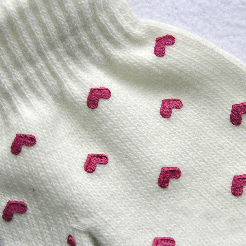 New 1-4Y Kids Gloves Winter Baby Plush Coral Gloves Toddler Full Fingers Cute Mittens Warm Windproof Glove For Boys Girls