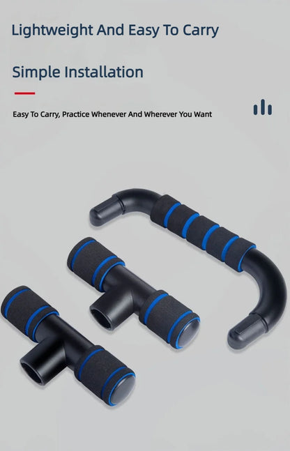 Non-Slip Push Up H-Shaped Support Bar Stand Home Fitness Power Rack Gym Handles Pushup Bars Exercise Arm Chest Muscle Training