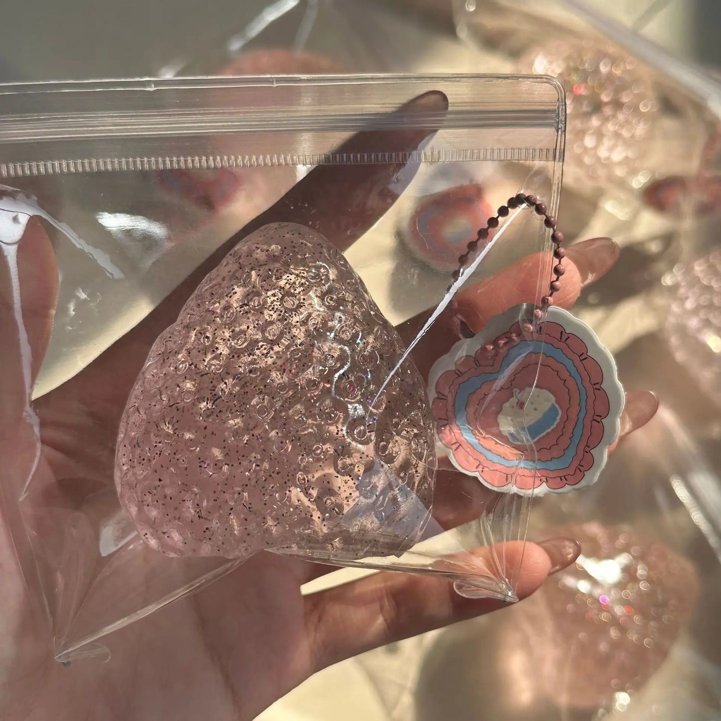 Strawberry Taba Squishy Fidget Toy - Slow Rebound Stress Relief Toy for Kids, Adults, Office & Party Favors - Squeeze Gift