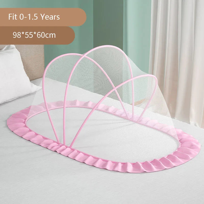 Baby Bed Mosquito Net Baby Bed Crib Folding Net Mosquito Net Mattress Pillow Suit Newborn Cradle Mesh Tent Net Baby Bedding