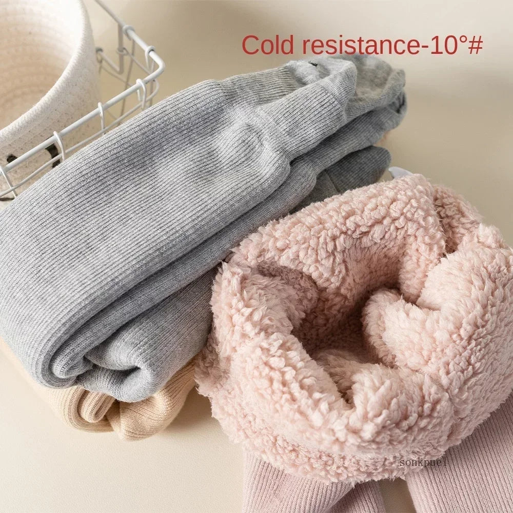 Winter Kids Tights for Girls - Thick Warm Cotton Pantyhose for Toddlers & Children 0-8 Years