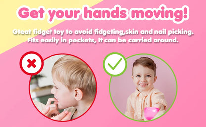 Ice Cube Shaped Fidget Toy Square Stress Relief Ball Squishy Squeeze Toys for Anxiety ADHD Stress Relief Sensory Toys for Adults