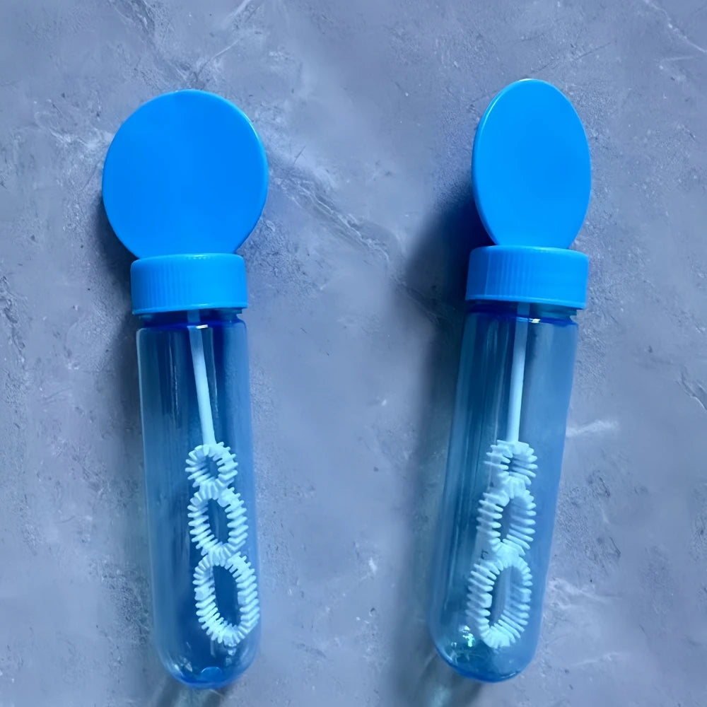 6/12/18Pcs 4.3x14cm Soap-free Liquid Bubble Tube Birthday Celebration Wedding Party Halloween Christmas Carnival Gift Decoration