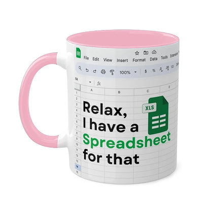 Excel Pattern Coffee Mug Creative Ceramic Tea Coffee Cup Portable Water Mug Juice Milk Cup Office Home Funny Gift New